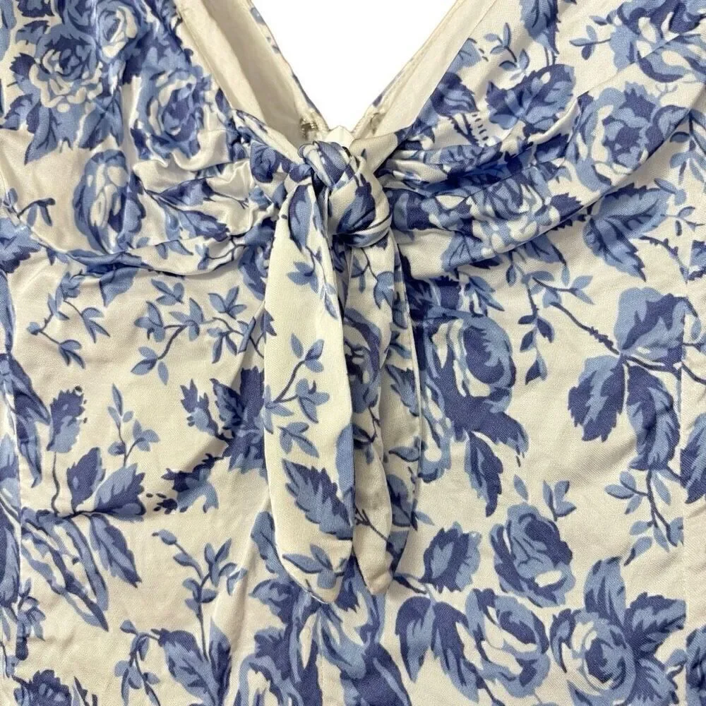 Lovers + friends Aden floral romper medium